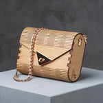 Borsa Cassiopea in legno, Essenza Rovere
